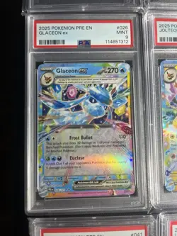 Pokemon Prismatic Evolutions Eeveelutions ex psa 9 And 10 Lot - Image 5