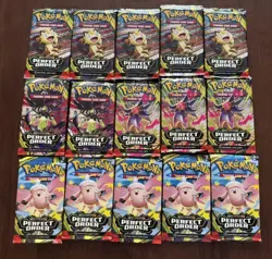 Pokemon Perfect Order Booster Packs Lot of 15 Factory Sealed - Image 1