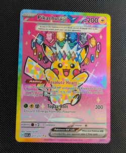 Pokemon Pikachu ex 277/217 SIR Special Illustration Rare Ascended Heroes - Image 1