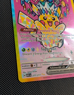 Pokemon Pikachu ex 277/217 SIR Special Illustration Rare Ascended Heroes - Image 3