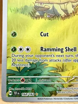 Grotle 164/162 Sv06: Temporal Forces Illustration Rare Full Art Holo Pokemon TCG - Image 3