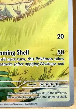 Grotle 164/162 Sv06: Temporal Forces Illustration Rare Full Art Holo Pokemon TCG - Image 4