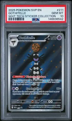 2025 POKEMON SVP EN-SV BLACK STAR PROMO #211 GOTHITELLE PSA 10 - Image 1