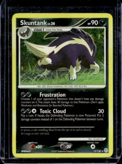 2007 Pokemon Diamond & Pearl Skuntank Holo #15/130 - Image 1