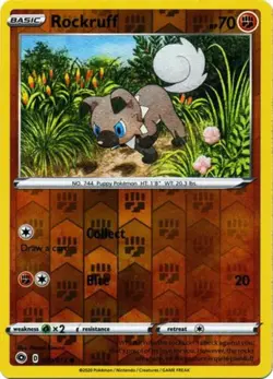 Rockruff - 029/073 - Common - Reverse Holo NM, English Pokemon Champion's Path - Image 1