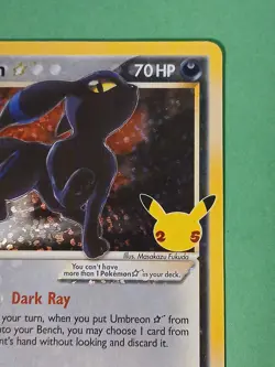 Pokemon Sword & Shield Celebrations Umbreon Star 17/17 Classic Collection - Image 5