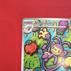Pokemon Ambipom Me02: Phantasmal Flames Illustration Rare Holo 107/094 110 HP - Image 3