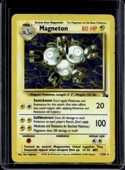 1999 Pokemon Fossil Magneton #11/62 - Image 1