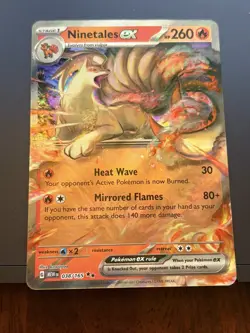 Ninetails EX 038/165 Scarlet & Violet 151 Double Rare Holo Pokemon TCG - Image 1