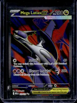 2025 Pokemon Mega Evolution Latias ex Ultra Rare #163/132 - Image 1