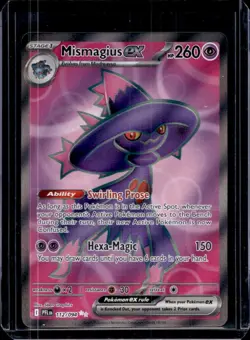 2025 Pokemon Phantasmal Flames Mismagius ex Ultra Rare #112/094 - Image 1