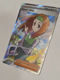 Daisy's Help 195/165 Ultra Rare Scarlet & Violet Pokemon Trainer Full Art Nm - Image 2