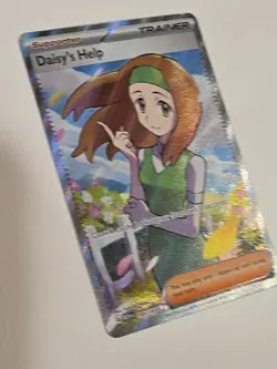 Daisy's Help 195/165 Ultra Rare Scarlet & Violet Pokemon Trainer Full Art Nm - Image 3