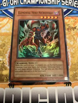 Yugioh Elemental Hero Necroshade GX1-EN001 NM - Image 1