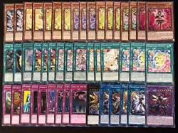 Yu-Gi-Oh Complete TRICKSTAR DECK- LYCORIS- LILYBELL- NARKISSUS- MA + Extra Bonus - Image 1