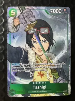 One Piece TCG Tashigi Alternate Art OP12-031 Legacy of the Master SR - Image 1