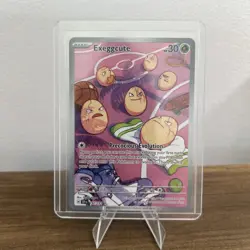 Pokemon Exeggcute TCG Holo Rare Card 192/191 Sv08: Surging Sparks Illustration - Image 1