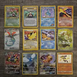 Pokemon 12 Card Lot. Rare Promo Venusaur. Giovanni. Legendary Birds Black Stars. - Image 1