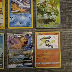 Pokemon 12 Card Lot. Rare Promo Venusaur. Giovanni. Legendary Birds Black Stars. - Image 5