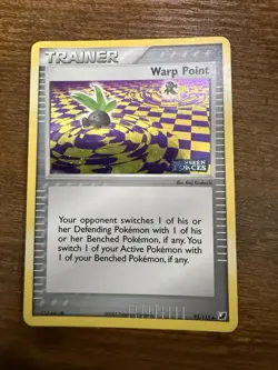 Pokemon Card - Warp Point Unseen Forces 93/115 Reverse Holo Stamped - LP - Image 1
