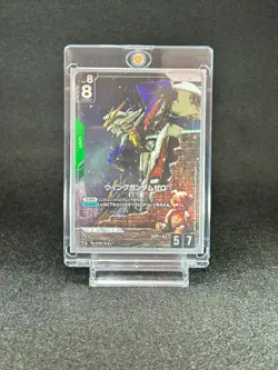 Gundam Card Game Wing Gundam Zero GD01-024 LR + Japanese - Image 1