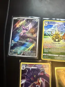 Pokemon TCG Illustration Rare Lot 10 Cards (Near Mint- Light Played) - Image 1