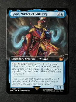 2025 Magic The Gathering GOGO, MASTER OF MIMICRY #0437 Final Fantasy Mythic Rare - Image 1
