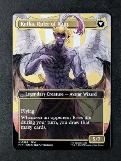 2025 MTG KEFKA, COURT MAGE/RULER OF RUIN #0398 Final Fantasy Mythic Rare English - Image 2