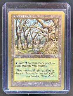 1998 Magic MTG Urza's Saga Gaea's Cradle #321 - Image 1