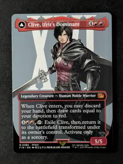 2025 MTG CLIVE IFRIT'S DOMINANT #0385 Final Fantasy Foil Mythic Rare English - Image 1