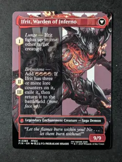 2025 MTG CLIVE IFRIT'S DOMINANT #0385 Final Fantasy Foil Mythic Rare English - Image 2