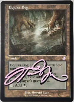 BOJUKA BOG Howard Lyon ARTIST SIGNED MTG Signature Auto TSR Non-Foil RETRO FRAME - Image 1