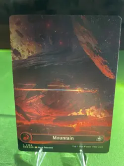 Mountain 0265 Full Art Foil Land Edge Of Eternities EOE MTG Magic The Gathering - Image 3