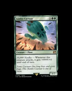 JUMBO CACTUAR 191 R FINAL FANTASY MTG NM/M - Image 1