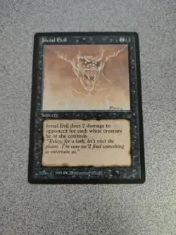 vintage magic the gathering Jovial Evil Legends nm - Image 1