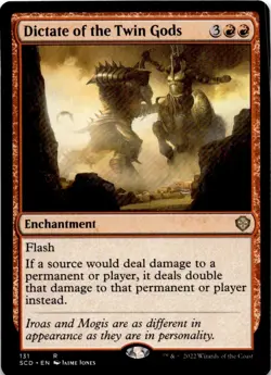 Dictate of the Twin Gods MTG Starter Commander Decks Rare NM Pck Fresh - Image 2