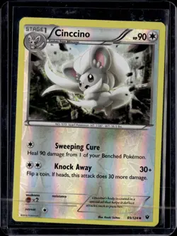 Cinccino - 89/124 / XY - Fates Collide 2016 LP / Pokemon TCG - Image 1
