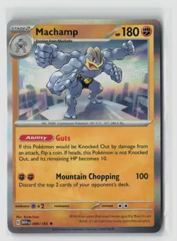 Machamp #068/165 Sv Scarlet & Violet 151 Holo Rare Pokemon TCG NM - Image 1