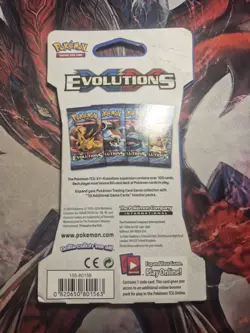 Pokemon TCG XY Evolutions 1 Sleeved Booster Pack FACTORY SEALED Raichu Art - Image 3