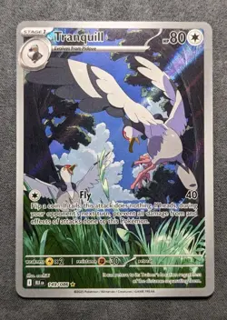 Tranquil 149/086 - Pokemon SV: Black Bolt - Illustration Rare - NM - Image 1
