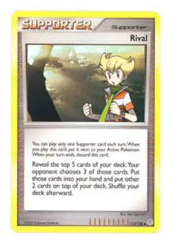 Rival - 113/130 - Uncommon PL/MP, English Pokemon Diamond and Pearl - Image 1