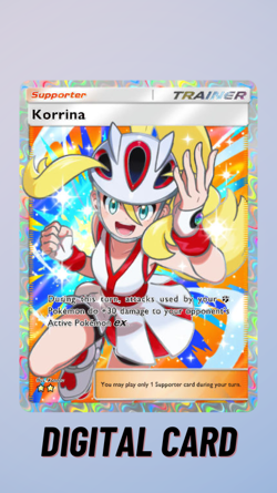 Korrina Pulsing Aura Pokemon TCG Pocket 2 Star ⭐⭐ (English) - Image 1