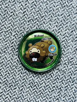 Bidoof Token Coin Pog Limited Edition Vintage 2011 Pokemon - Image 1