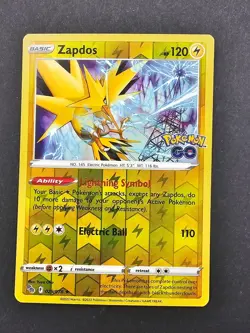Zapdos Reverse Holo Holo Rare Pokemon GO 029/078 NM - Image 1