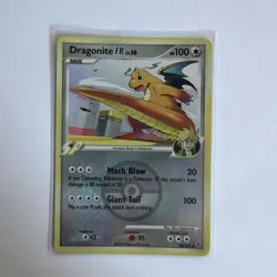 Pokemon Promotional (Promo) Pokemon League REVERSE HOLO Dragonite FB 56/147 - NM - Image 1