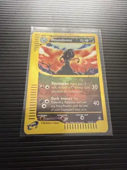 2003 Pokemon Houndoom Reverse Holo Foil Aquapolis 15/147 - Image 1