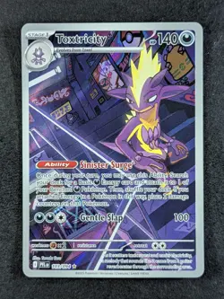 2025 Pokemon TOXTRICITY #103/094 Phantasmal Flames Illustration Rare English - Image 1