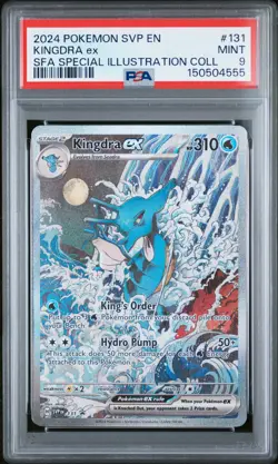 PSA 9 Kingdra EX 131 -🌊Shrouded Fable Special Illustration Collection Pokemon🖤 - Image 1