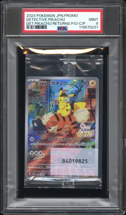 PSA 9 - Detective Pikachu 098/SV-P SEALED Original Distribution Pack - Pokemon - Image 1