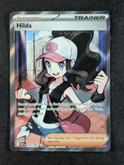 2025 Pokemon HILDA #164/086 White Flare Trainer Ultra Rare English - Image 1